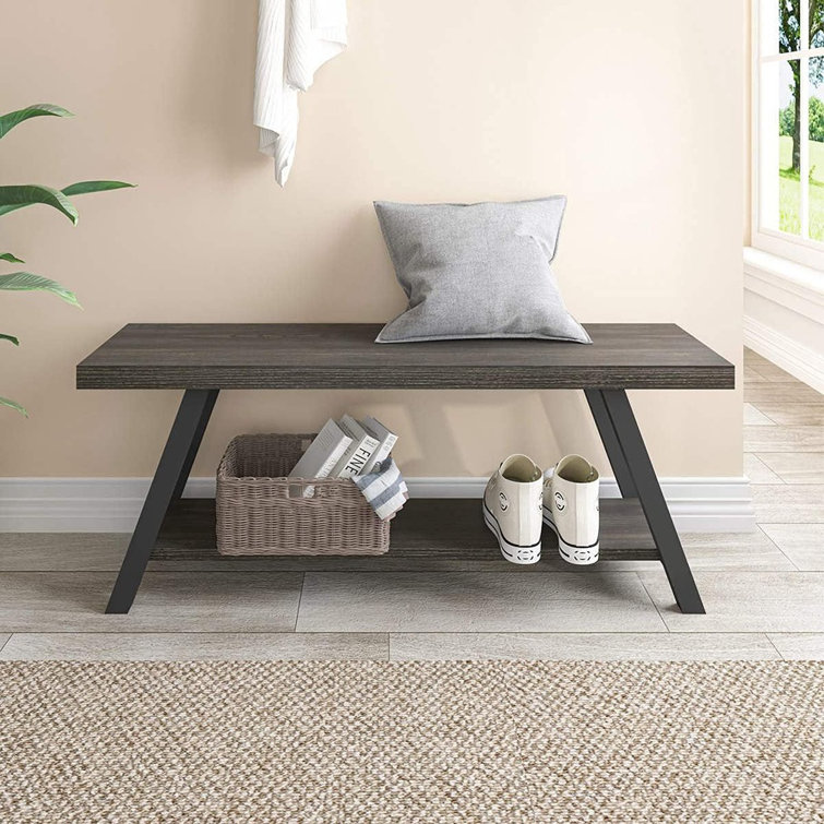 Entryway bench industrial shop